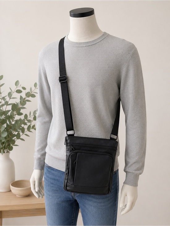 No brend Other - Men’s Black Crossbody Bag – New Without 
Tag